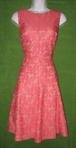 American Living by Ralph Lauren rosa Melone Stretch Spitze Sozialkleid 14 $ 94 - Bild 1 von 7