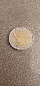 Moneta 2 euro Dante Alighieri anno 2002 - Foto 1 di 2