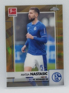Topps 2021 cromo Matija Nastasic #ed 29/50 Gold Wave FC Schalke - Imagen 1 de 2