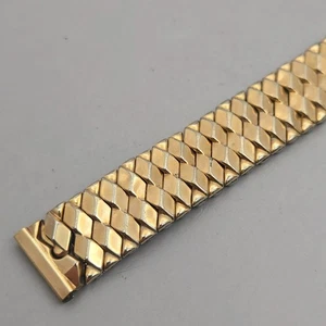 Pulsera/correa de reloj elástica BULOVA 14,5 mm 1/20 12K GF TOP AÑOS 60 vintage - Imagen 1 de 11