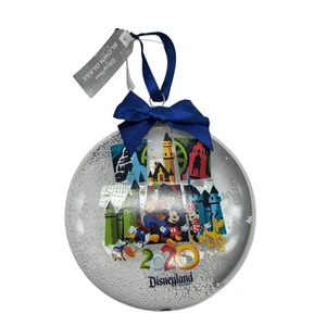 Disneyland Resort Parks Exclusive 2020 mundgeblasenes Glas Ornament Mickey & Friends - Bild 1 von 7
