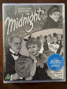 MIDNIGHT (1939) SPECIAL EDITION BLU RAY CRITERION COLLECTION - Picture 1 of 2