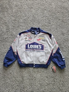 Vintage Lowe's Nascar Jacket Size XL Jimmy Johnson #48 Racing New - Picture 1 of 7