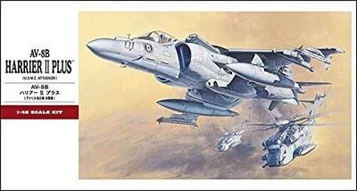 Hasegawa Scala 1/48 US Marine Corps AV-8B Harrier II Plus Kit modello in... - Immagine 1 di 4