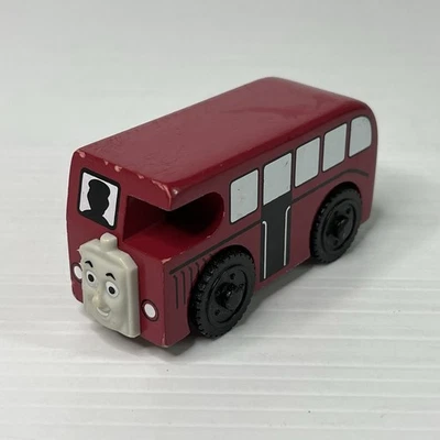 Bertie the Bus - Thomas The Tank Engine & Friends trenes de madera magnéticos en muy buena condición Foto 1 de 4