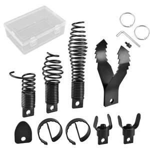 Accesorio de serpiente de drenaje de 9 piezas para cables de 5/16" a 5/8" manganeso de alta resistencia... - Imagen 1 de 7