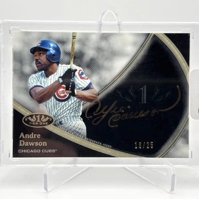 2020 Topps Andre Dawson Tier 1 Talent Autograph Bronze Auto 16/25 #tita-ada Cubs - Image 1 of 4