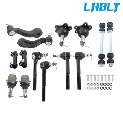 14PCS Front Sway Bar Link Tie Rod End For Chevrolet GMC K1500 K2500 1995-2000 - Image 1 of 4