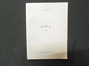 1963 STÄDTETHEATER FLORENZ PROGRAMM - AIDA DI G.VERDI - MEHRSPRACHIG - J 5731 - Bild 1 von 6