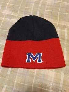 NCAA Youth Boys Ole Miss Rebels Beanie Hat - Picture 1 of 8