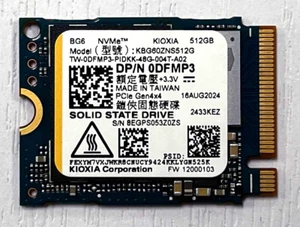 Kioxia 512GB M.2 NVMe 2230 Gen4 SSD - Bild 1 von 2