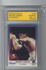 MICHAEL CARBAJAL 1991 KAYO BOXING #170 ASD 10 GEM MINT