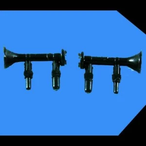 RS3 AIR HORN BLACK (Qty 2) ATLAS 707204 KATO & CHINA HO SCALE RS-3 - Picture 1 of 1
