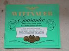 Original Longines  wittnauer guarantee instruction  Booklet top condition