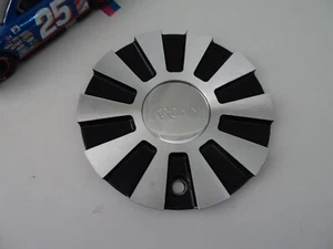 KRONIK Black/Silver Metallic Custom Wheel Center Cap # G153-AL-1-CAP - Picture 1 of 3