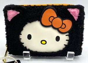 NUEVO CON ETIQUETAS Sanrio Loungefly Hello Kitty Disfraz Sherpa Brillo GITD Cartera con Cremallera EXCLUSIVA - Imagen 1 de 7
