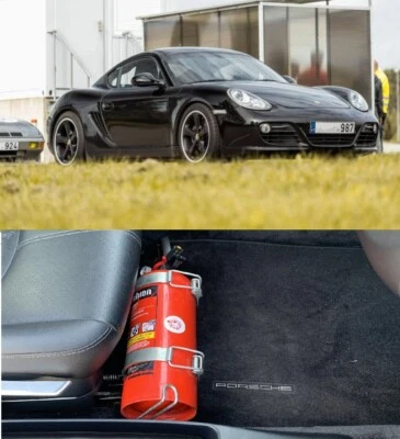 Supporto estintore Porsche Boxster Cayman 987 - Immagine 1 di 4