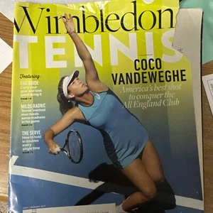 TENNIS MAGAZINE~JULY 2017~COCO VANDEWEGHE~AMERICA'S BEST SHOT~COMPLETE MAGAZINE - Picture 1 of 19