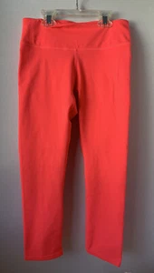 NEON CORAL PINK FABLETICS XS EUC Leggings - Picture 1 of 2