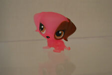 Littlest Pet Shop~#3179~Beagle~Dog~Pink Brown~Orange Dot Eyes~Clear Collection