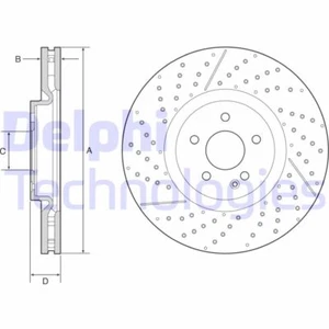 Disco De Freno BG9229C DELPHI Para MERCEDES-BENZ - Imagen 1 de 1