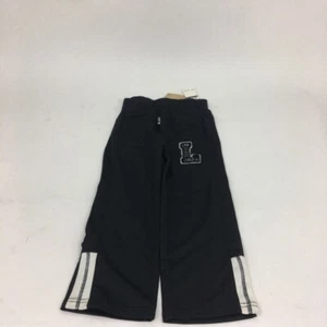 LRG Boys Wide Leg Pants Black White Elastic Waist Logo Applique Pockets 5 New - Picture 1 of 12