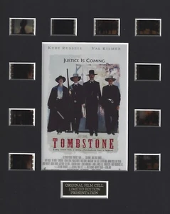 Tombstone (1993) Authentic 35mm Movie Film Cell 8x10 Matted Display - w/COA - Bild 1 von 1
