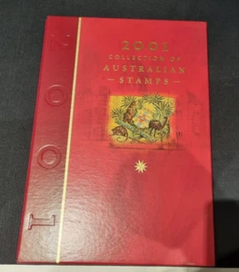 2001 Collection of Australia Post Year Book Stamp Album. MNH Stamps. Deluxe Ed - Picture 1 of 7