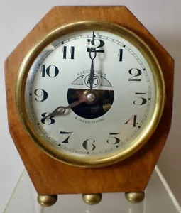 Gorgeous Art Deco Leon Hatot ATO Table Desk Electrique Clock France 1920s- 30s - Picture 1 of 19