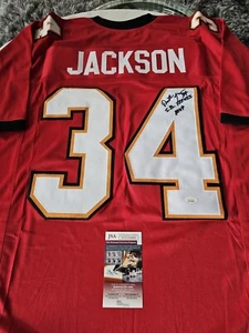 Dexter Jackson Autographed/Signed Jersey JSA COA Tampa Bay Buccaneers SB MVP - Picture 1 of 8