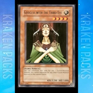 YUGIOH Goddess with the Third Eye TP1-E013 Rare - EURO NM Pack FRESH - Picture 1 of 2