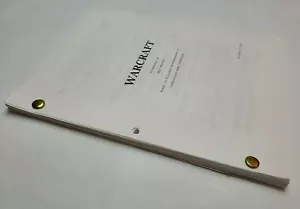 WARCRAFT / Gary Whitta 2007 UNPRODUZIERTES Drehbuch, basierend auf dem Blizzard-Spiel - Bild 1 von 8