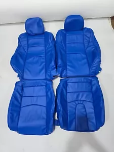 Best For Nissan 350Z 2003-2008 Pleather In Blue Colour Replacement Seat Covers - Picture 1 of 3