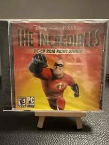 The Incredibles PC-CD ROM Print Studio Disney Pixar (Win 98/Me/XP) Computer Game - Picture 1 of 4