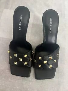 Neu Marc Fisher Dacorin High Heel Slide-Sandalen gesteppt Nieten Stiletto $ 89 - Bild 1 von 3