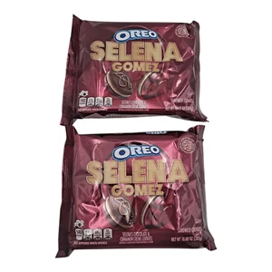 (2) Oreo Salina Gomez Chocolate & Cinnamon Creme Cookies 🍪 Rare & Limited 🎶 - Bild 1 von 7