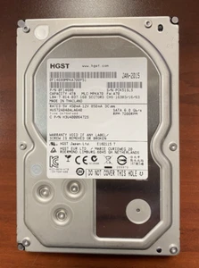 HGST 4TB, Internal 3.5" SATA 7200 RPM P/N 0F14688 - Picture 1 of 2