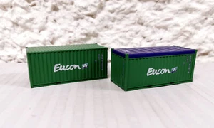 PIRATA H0 PI98010045 - Set De 2 Contenedores De 20' Eucon OT + Eucon LC Ep. VI - Picture 1 of 1