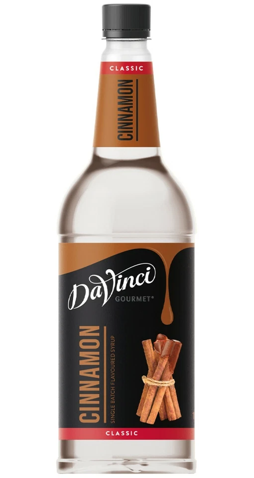 DaVinci da Vinci Syrup Cinnamon Zimt Sirup Flasche 1liter Pet Kaffeesirup