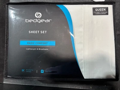 Juego de Sábanas Cama Queen Premium-Bedgear-Gris (Sábana Plana, Sábana Ajustable, 2 Estuches) Foto 1 de 3