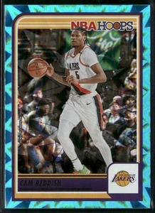 2023-24 Hoops #142 Cam Reddish Teal Explosion - Picture 1 of 2