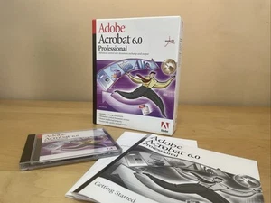 Adobe Acrobat 6.0 Professional avec numéro de série sur CD dans son emballage d'origine - Photo 1/6