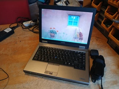 VERY FAST Toshiba Win XP Laptop--RS232 / Serial Port + 500GB HDD + 4GB RAM (T3) - Image 1 of 4