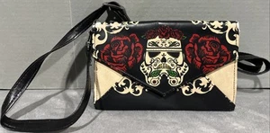 Rare Star Wars Day of the Dead Storm Trooper Rose Sugar Skull Purse Bag - Picture 1 of 16