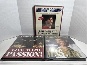 Anthony Robbins (Unleash The Power Within…) 6 Audiobook Cassette Self Help Lot - Picture 1 of 7