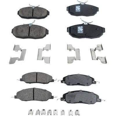 Juego de 2 pastillas de freno delanteras y traseras para Ford Mustang 2005-2010 tracción trasera Foto 1 de 4