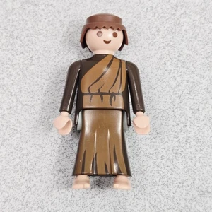 Playmobile Shepherd Bible Character Jesus Brown Man Boy - Picture 1 of 5