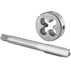 M10 X 1.25 Tap and Die Set Left Hand, M10 x 1.25 Machine Thread Tap and Round... - Picture 1 of 6