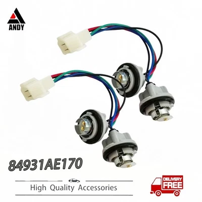 2 PIEZAS PARA 2000-2004 SUBARU LEGACY&OUTBACK PUERTA TRASERA ESCOTILLA LÁMPARA ENCHUFE ARNÉS DE CABLES Foto 1 de 4