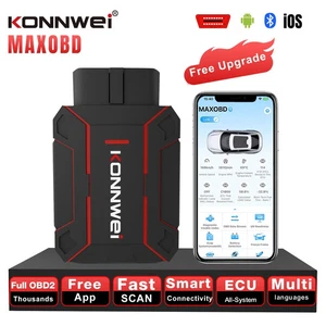KONNWEI MAXOBD Bluetooth ODB2 Código de Diagnóstico Escáner Lector para IOS Android Nuevo - Imagen 1 de 12